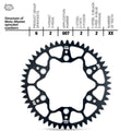 KTM גלגל שיניים אחורי אלומיניום Moto-Master  48T